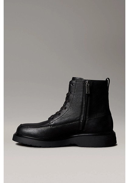 Combat Essential Bağcıklı Deri Erkek Siyah Bot YM0YM01375-0GJ indirimleri