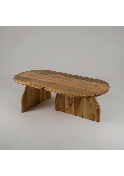 Japandi Stili Ahşap Orta Sehpa - Oturma Odası Ev Dekorasyonu fiyatları