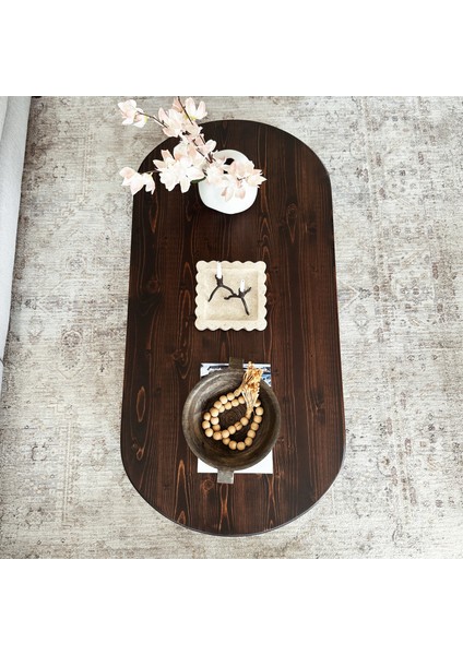 Japandi Stili Ahşap Orta Sehpa - Oturma Odası Ev Dekorasyonu fiyatları