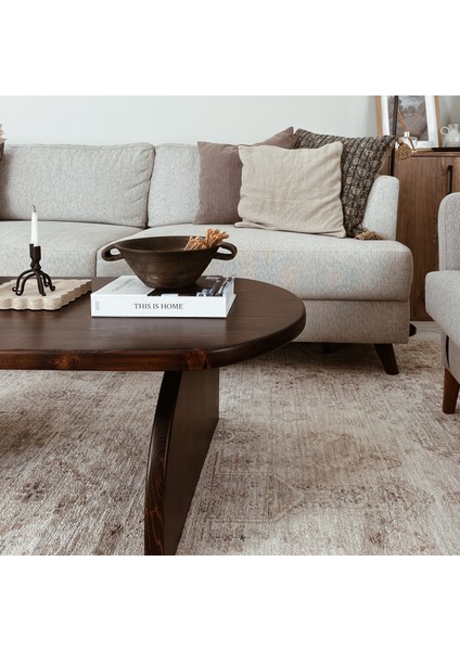 Japandi Stili Ahşap Orta Sehpa - Oturma Odası Ev Dekorasyonu fırsatları