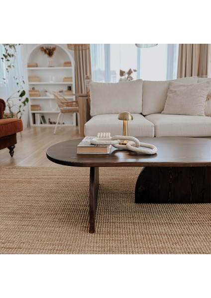 Japandi Stili Ahşap Orta Sehpa - Oturma Odası Ev Dekorasyonu indirimleri