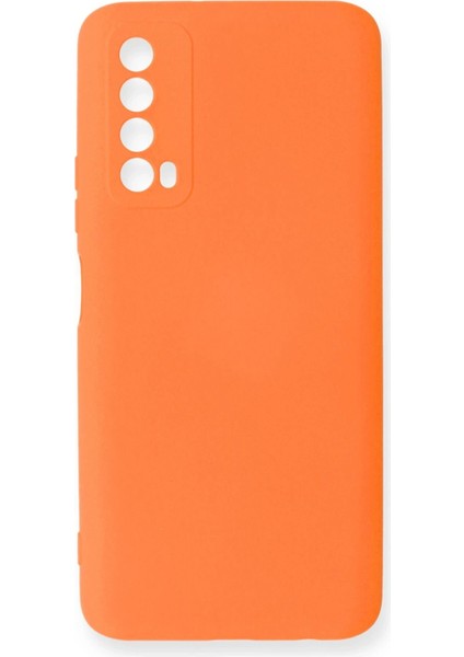 Huawei P Smart 2021 Kılıf Nano Içi Kadife Silikon - TURUNCU-(5796) - ER001Y-53TXL7