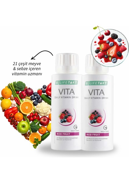 Lıfetakt Vita Daily Vitamin Drink 2'li Set modelleri