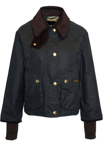 Cropped Beadnell Yağlı Ceket SG51 Sage-Ancient fiyatları