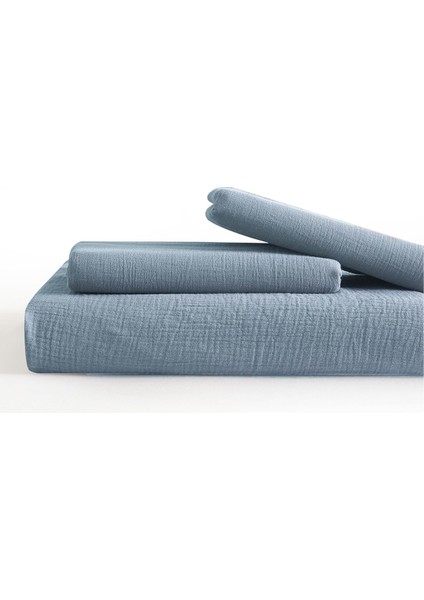 %100 Pamuk Müslin Nevresim Takımı Lastikli Çarşaflı Yastık Kılıflı Tek Kişilik modelleri