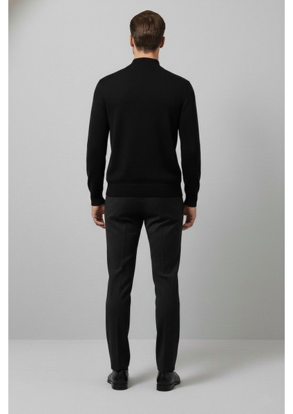 Erkek Slim Kesim Yumuşak Dokulu Tüylenmeyen Yarım Balıkçı Yaka Triko Kazak fırsatları