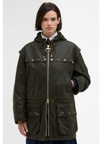 Aberford Yağlı Ceket OL99 Archive Olive/ancient Tartan