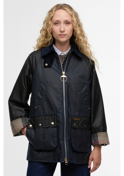 Kettlewell Yağlı Ceket NY71 Royal Navy/black/dress Tartan