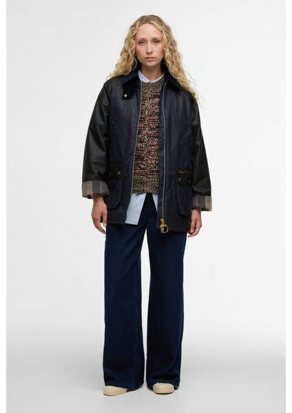 Kettlewell Yağlı Ceket NY71 Royal Navy/black/dress Tartan modelleri