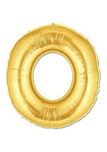 Buğz Altın Sarısı Folyo Harf Balon 1 Metre