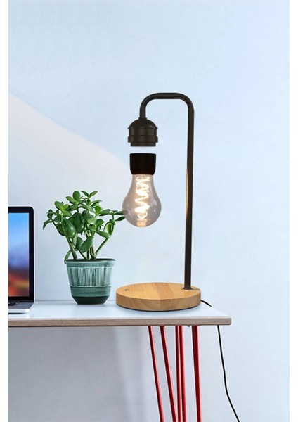 XF01 Ampul Görünümlü Kablosuz Şarj Özellikli Gece Lambası - SIYAH-(5796) - ER001Y-54CJF1 fiyatları