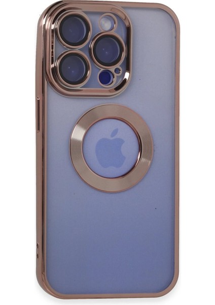 iPhone 15 Pro Max Kılıf Slot Silikon - Rose GOLD-(5796) - ER001Y-53NY89