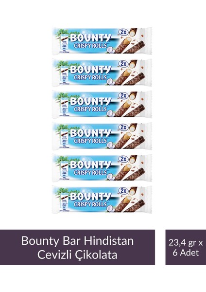 Crıspy Rolls 23,4 gr x 6 Adet