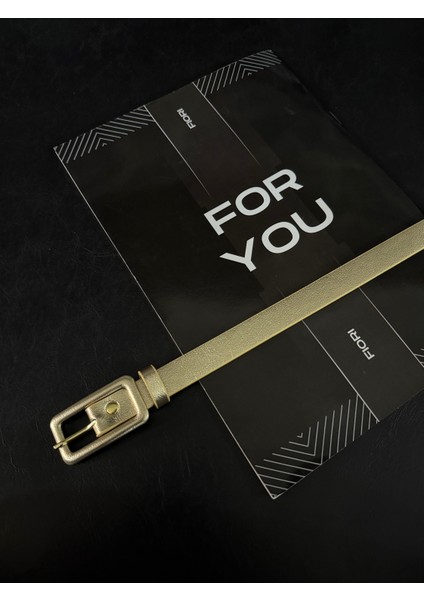 Dikdörtgen Kaplama Tokalı Ince Kadın Pantolon Kemeri, Ceket Kemeri, Gömlek Kemeri modelleri