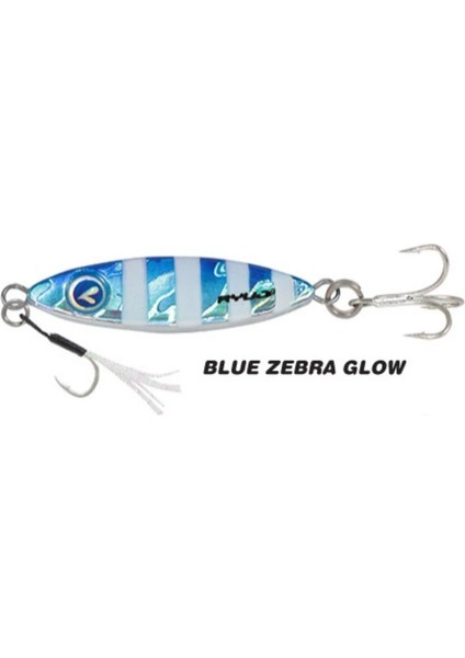 Metal Jig Yem - Ryuji Zuby - 43MM 15GR - Blue Zebra Glow