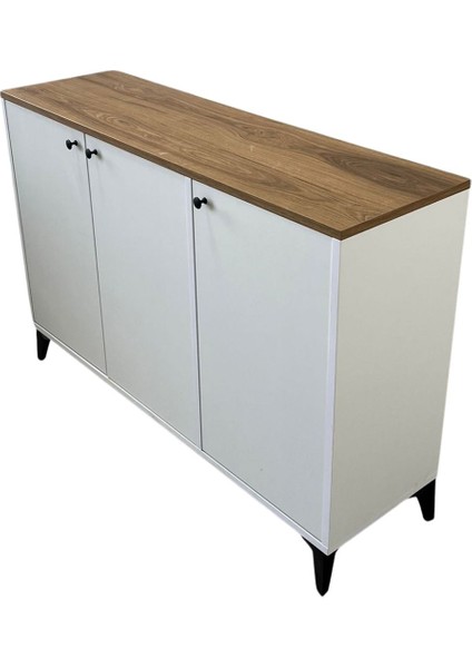 3 Kapaklı Kahve Köşesi Dolabı Raflı Çok Amaçlı Dolap fırsatları