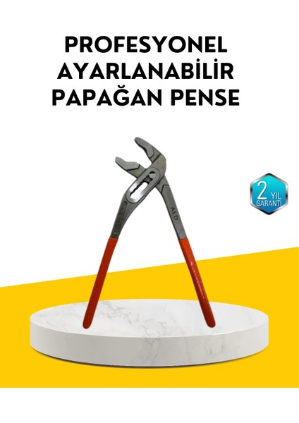 Buğz Profesyonel Ayarlı Pense Kurbağacık Ağzı Geniş Açılım