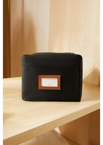 3'lü Siyah Renk Jüt Hurç Set 30 x 22 x 18 cm fırsatları