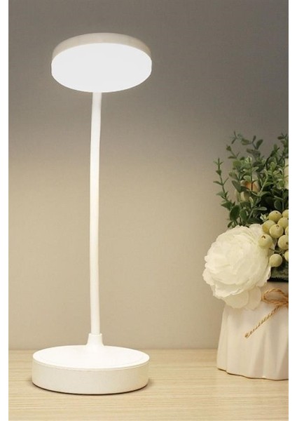 Mytechcat® Yuvarlak Usbli Dokunmatik 3 Kademeli 360 Derece Özel Göz Korumalı LED Lityum Masa Lambası modelleri