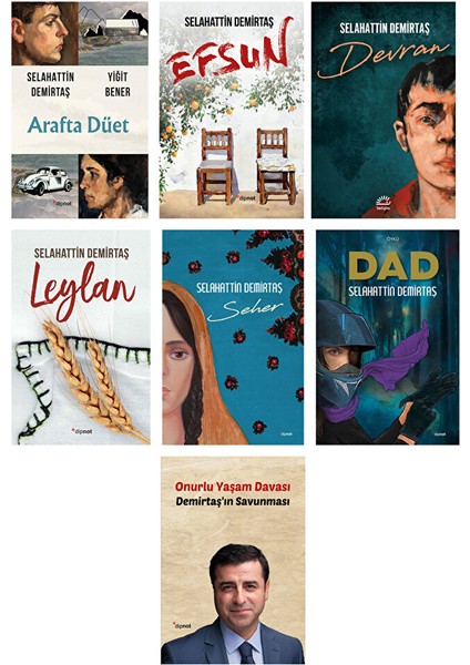 Selahattin Demirtaş Roman Seti 6- Arafta Düet - Leylan -Devran - Seher - Dad - Onurlu Yaşam Davası