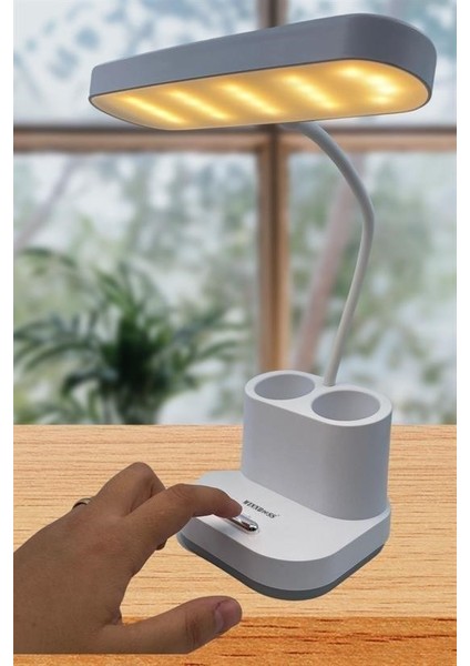 Mytechcat® Kalemlikli Usbli Dokunmatik 3 Kademeli 360 Derece Özel Göz Korumalı LED Lityum Masa Lambası modelleri