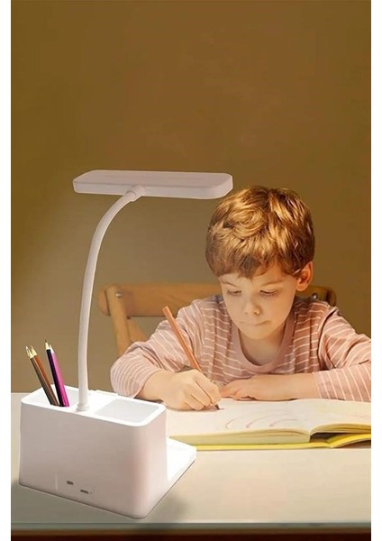 Mytechcat® Kalemlikli Usbli Dokunmatik 3 Kademeli 360 Derece Özel Göz Korumalı LED Lityum Masa Lambası fırsatları