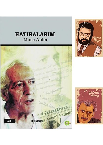 Hatıralarım - Musa Anter Kitapları - Ahmet Kaya Not Defterli (2 Not Defterli)