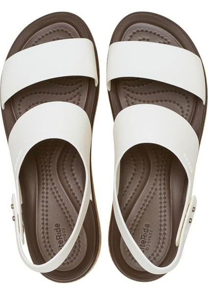 Brooklyn Cork Low Wedge Krem Kadın Sandalet modelleri