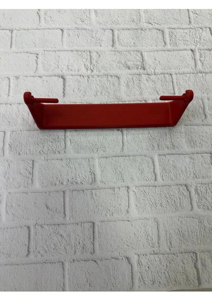 Buğz Kırmızı Peçete Tutucu Duvara Monte Pratik Kağıt Havlu Askısı