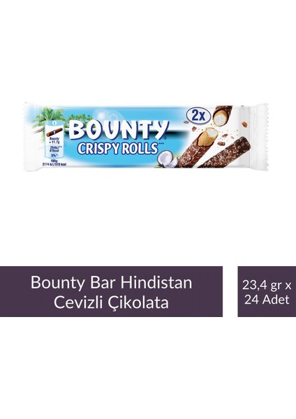 Crıspy Rolls 23,4 gr x 24 Adet