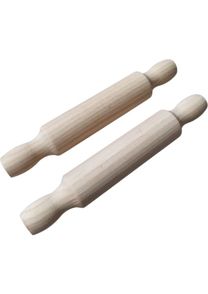 Concept Ahşap Oyun Hamuru Merdanesi 2 Adet & 18 cm