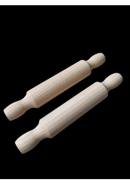 Concept Ahşap Oyun Hamuru Merdanesi 2 Adet & 18 cm modelleri