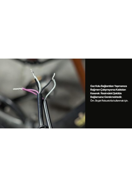 Elektrikli Bisiklet Güç Kolu - 300X, 28CM, Pns Parmak Gaz (Dişi Soket) fiyatları