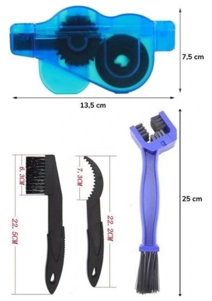 Buğz Bisiklet Zincir Dişlisi Koruyucu Bakım Seti 4 Parça fiyatları