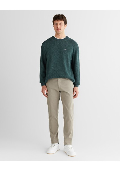 Erkek Yeşil Relaxed Fit Bisiklet Yaka Triko 8925338T.374 modelleri