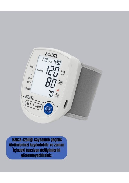 Buğz Dijital Bilek Tansiyon Aleti Çift Güç Kaynaklı Hd Ekranlı modelleri