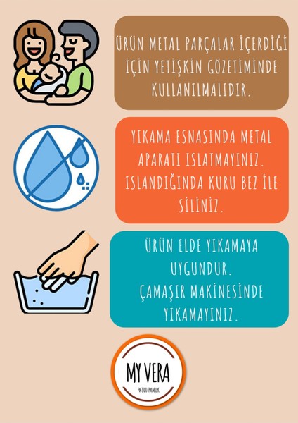 Tarçın Yavruağzı Çiçek Hardal Emzik Askısı Seti - 3'lü Emzik Zinciri Seti - %100 Pamuk Kumaş indirimleri