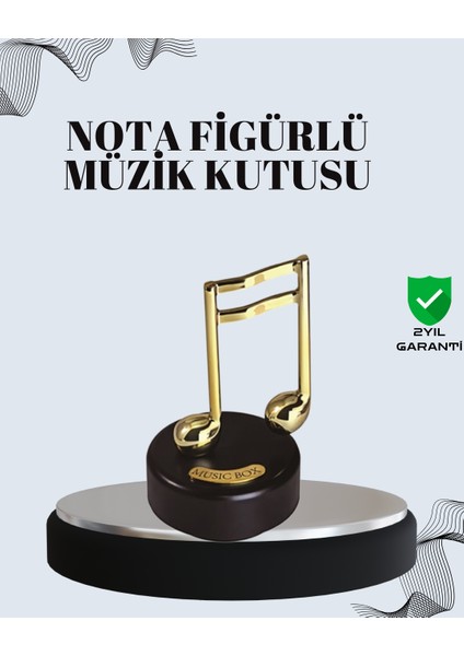 Nota Figürü Müzik Kutusu Melodious Model - ER001Y-53JZ20