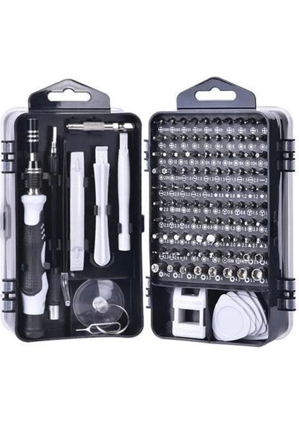 Buğz 115 In 1 Hassas Tornavida Onarım Alet Manyetik Sürücü Kitli Elektronik Hassas Tornavida Seti