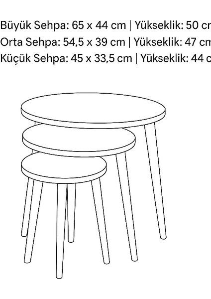 Doğal Ahşap 3’lü Zigon Sehpa + Orta Sehpa Seti | Modern Şık Tasarım Oturma Odasaı Seti fırsatları