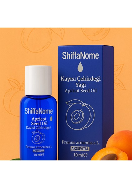 Saf Kayısı Çekirdeği Yağı 10 ml