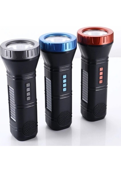 Buğz Güneş Enerjili Bluetooth Radyo Özellikli Kamp El Feneri indirimleri