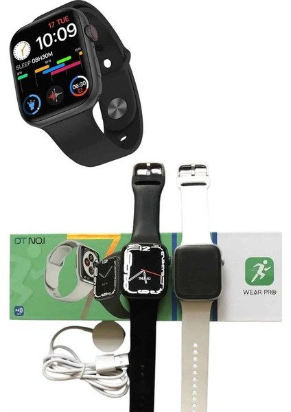 Akıllı Saat Wireless Şarj Yüksek Çözünürlüklü Müzik Dinleme Sesli Cevapla - ER001Y-53EJJ