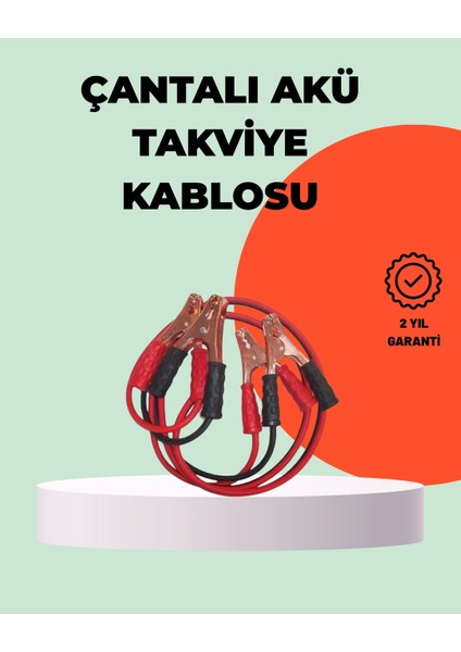 1200A Takviye Kablosu Araç Acil Yardım 2 Metre Güçlü Maşa