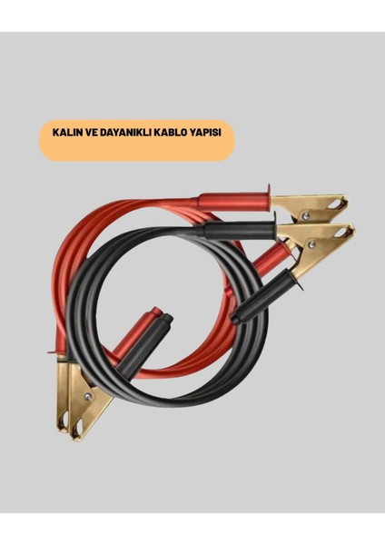 1200A Takviye Kablosu Araç Acil Yardım 2 Metre Güçlü Maşa fırsatları