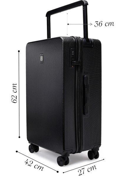 Erkek Siyah Valiz 25WBD3200HC fiyatları