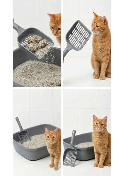 Buğz Mikro Delikli Kedi Kumu Küreği – Kum Israfını Önleyen Dayanıklı Ergonomik Temizlik Küreği fiyatları