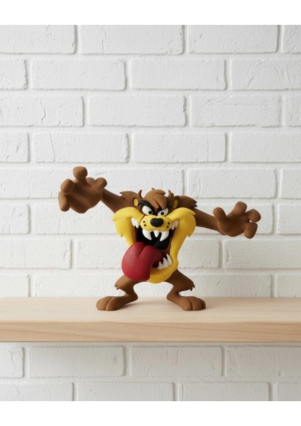 Buğz 15 cm Tazmanya Canavarı Figürü Çizgi Karakter Koleksiyonluk Biblo