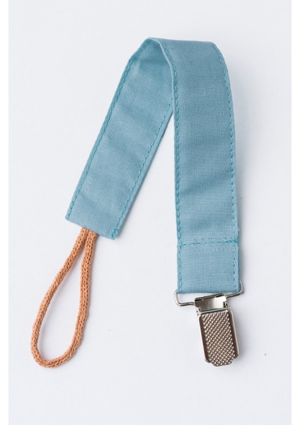 Tarçın - Indigo Emzik Askısı Seti - 2'li Emzik Zinciri Seti - %100 Pamuk Kumaş modelleri