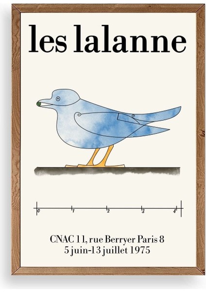 Les Lalanne Ahşap Çerçeveli Tablo